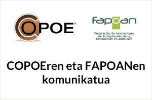 COPOEren eta FAPOANen komunikatua, Goi Mailako Heziketa Zikloen eta Andaluziako unibertsitate-ikasketen arteko loturari buruzkoa