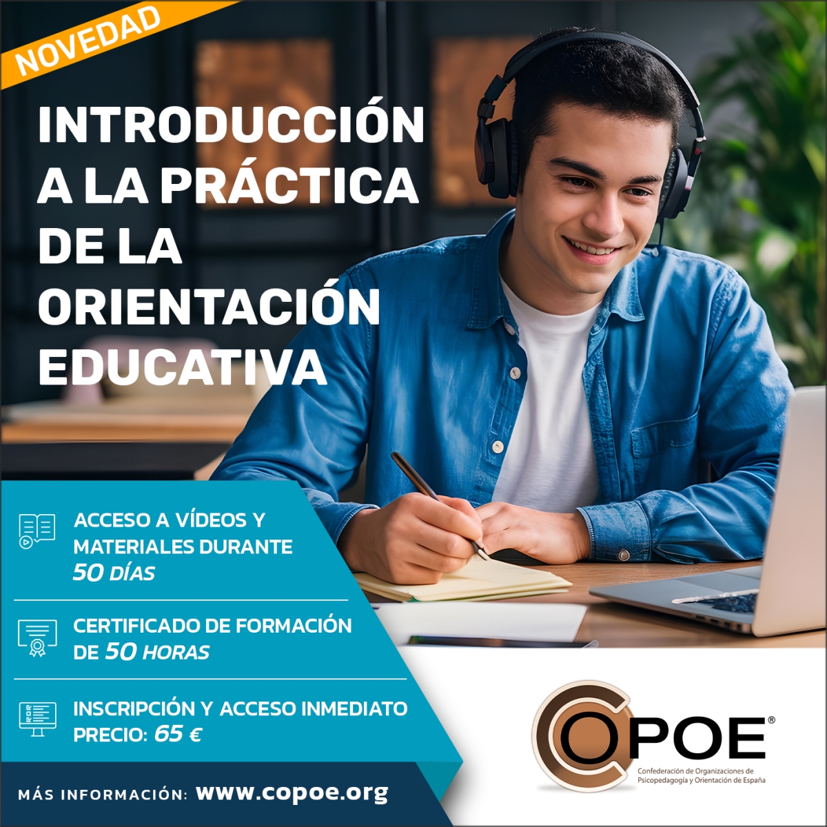 Formaci&oacute;n permanente COPOE "Introducci&oacute;n a la pr&aacute;ctica de la Orientaci&oacute;n educativa"