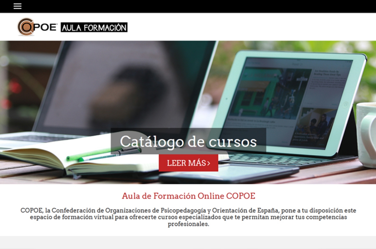 Nueva Aula de Formación online de COPOE