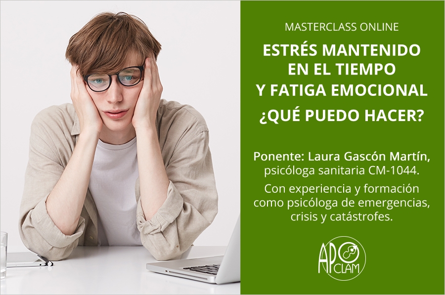 Vídeo de la masterclass &quot;Estrés continuo y fatiga emocional, ¿qué puedo hacer?&quot;