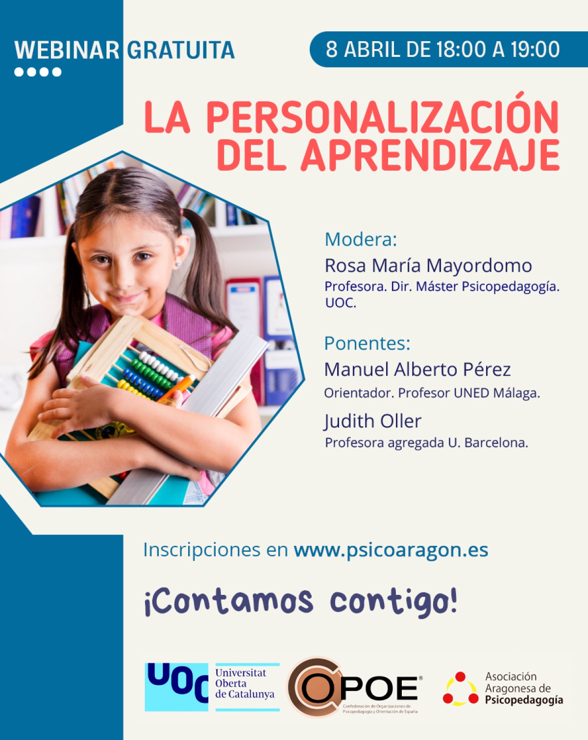 4º Ciclo de conferencias UOC-COPOE: &quot;La personalización del aprendizaje&quot;, el 8 de abril