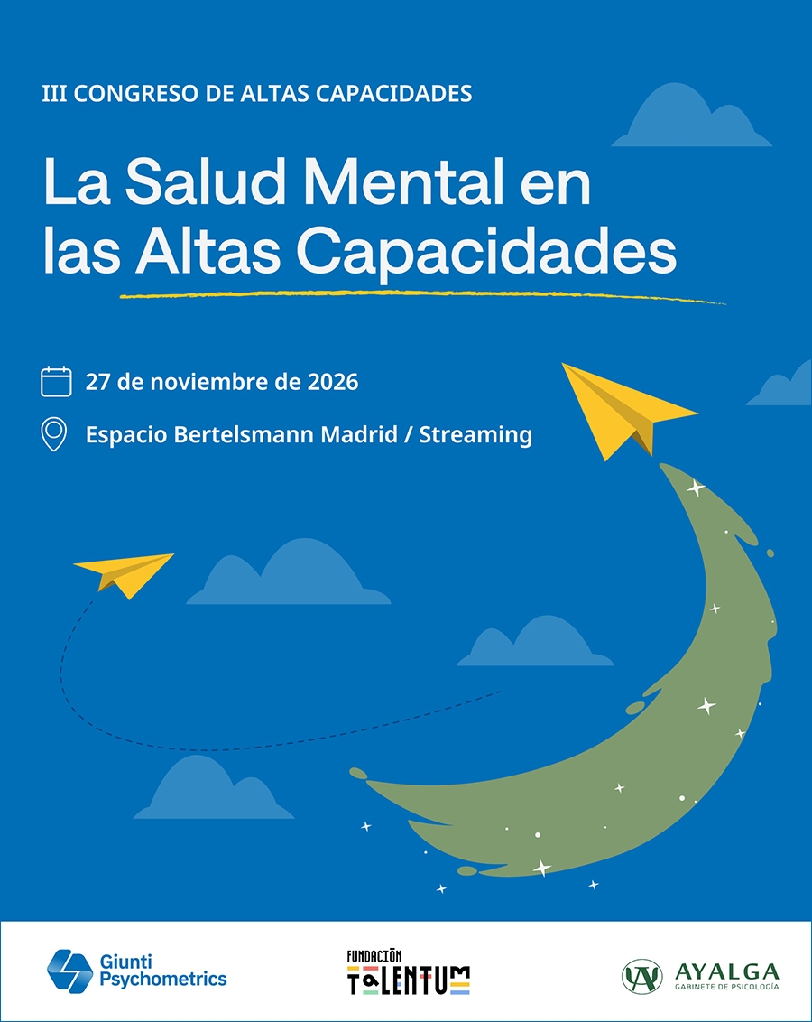 III Congreso sobre Altas Capacidades - Giunti Psychometrics, el 27 de noviembre en formato presencial y streaming